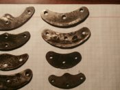 8 передних подков на обувь солдат Вермахта .