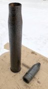 50 мм немецкий бронебойный снаряд с гильзой