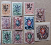 Подборка марок УНР