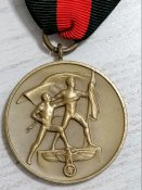 Медаль "В память 1 октября 1938 года"