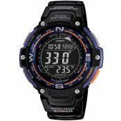 Наручний годинник з цифровим компасом Casio SGW100-2B часы с компасом