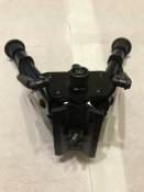 Cошки на антабку Harris S-BR низкие 15-23 см двухсекционные на качающемся основании