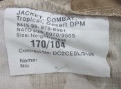 Китель куртка Jacket Combat Tropical Desert DPM 170/104, в резерве