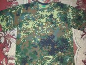 Футболка камуфляж Flecktarn, новая, 100% хлопок (Украина). Размер "48"