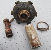 Финская ручная граната "Sirpalekranaatti М41"(полуось). Макет.