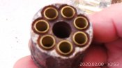 капсулированая гильза наган, передел с рем 223