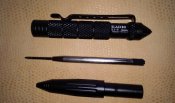 Тактическая ручка для самообороны с логотипом Laix. Black. Блиц.