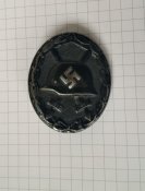 Знак за ранение 3 степень в "черном" Verwundetenabzeichen, без клейм, Вена, 3 рейх