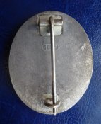 Знак "За ранение 1939" в серебре.