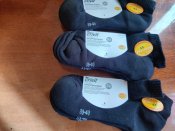 Спортивные носки чёрные 6 пар Crivit 39-40,Germany.