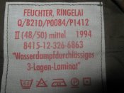 Куртка/парка камуфляж Flecktarn (Бундес). Мембрана флектарн Bundes Gore-Tex №20-2 р.48-50