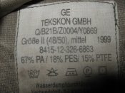 Куртка/парка камуфляж Flecktarn (Бундес). Мембрана флектарн Bundes Gore-Tex №24-2 р.48-50