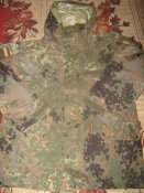Куртка/парка камуфляж Flecktarn (Бундес). Мембрана флектарн Bundes Gore-Tex №27-2 р.48-50