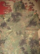 Куртка/парка камуфляж Flecktarn (Бундес). Мембрана флектарн Bundes Gore-Tex №27-2 р.48-50