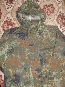 Куртка/парка камуфляж Flecktarn (Бундес). Мембрана флектарн Bundes Gore-Tex №36 р.44-46