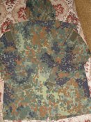 Куртка/парка камуфляж Flecktarn (Бундес). Мембрана флектарн Bundes Gore-Tex №36 р.44-46