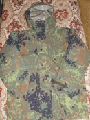 Куртка/парка камуфляж Flecktarn (Бундес). Мембрана флектарн Bundes Gore-Tex №38 р.44-46