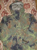 Куртка/парка камуфляж Flecktarn (Бундес). Мембрана флектарн Bundes Gore-Tex №38 р.44-46