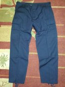 Брюки тёмно-синие рип-стоп - Trousers, Hot Weather, Navy Pattern, Combat. Новые. Размер L/R