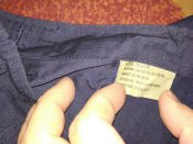 Брюки тёмно-синие рип-стоп - Trousers, Hot Weather, Navy Pattern, Combat. Новые. Размер L/R