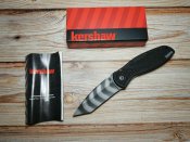 Складной нож от компании Kershaw. Модель Blur Tanto Tiger Striped (1670TTS) CTS-BDZ1. Оригинал