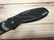 Складной нож от компании Kershaw. Модель Blur Tanto Tiger Striped (1670TTS) CTS-BDZ1. Оригинал
