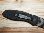 Складной нож от компании Kershaw. Модель Blur Tanto Tiger Striped (1670TTS) CTS-BDZ1. Оригинал