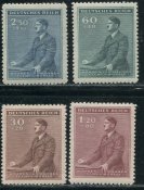 1942 Рейх 53 года Гитлеру полная серия MNH **