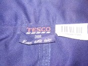 Штаны (брюки) синие, оригинал Великобритания. Tesco, р-р 38R №1