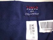 Штаны (брюки) синие, оригинал Великобритания. Tesco, р-р 42R №8