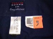 Штаны (брюки) синие Великобритания. Tesco, р-р 34R №9
