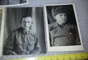 4 фото офицера связиста РККА с 1937-47г. (5-й. отдельный краснознаменный Проскуровский полк связи )