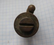 Окопная зажигалка из крупнокалиберной гильзы .