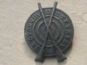 Знак нагрудный."За отличную стрельбу".