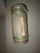 Бачок противогаза.
