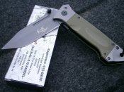 Нож складной. Германия G10-handle FoxOutdoor, тёмно-зелёный.