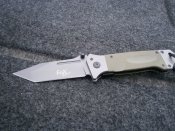 Нож складной. Германия G10-handle FoxOutdoor, тёмно-зелёный.
