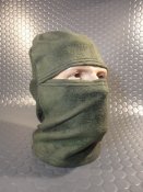 Новая флисовая балаклава,подшлемник,баф,шарф-труба,шапка-маска / Темно-зеленая