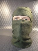 Новая флисовая балаклава,подшлемник,баф,шарф-труба,шапка-маска / Темно-зеленая