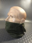 Новая флисовая балаклава,подшлемник,баф,шарф-труба,шапка-маска / Темно-зеленая
