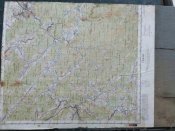 Секретная военная карта СССР.