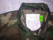 итель в камуфляже Woodland (Mil-Tec, Германия). Рубашка камуфляжная р.S (лот №44-3)
