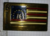 Пряжка US Postage Bennington Flag 76