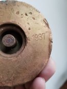 Блиндажная пепельница из немецкой гильзы. Цену снизил!
