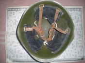 Каска (шлем) Советской армии сш, 40,модернизированная, лмз 48 ,на 4 крепления подбородочног ремня