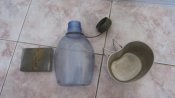 (1)Армейская фляга с кружкой+печка (оригинал)-190грн