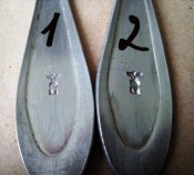 2 шт.ложки вмф 3 рейх.алюминий