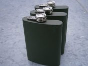 Фляга карманная 225 мл оливковая, Германия Макс Фукс (2 шт.)