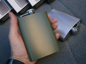 Фляга карманная 225 мл оливковая, Германия Макс Фукс (2 шт.)
