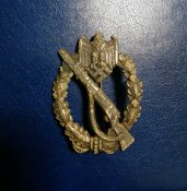 Пехотный Штурм в Серебре пр. FLL, цинк, контррельеф